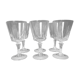 6 crystal water glasses