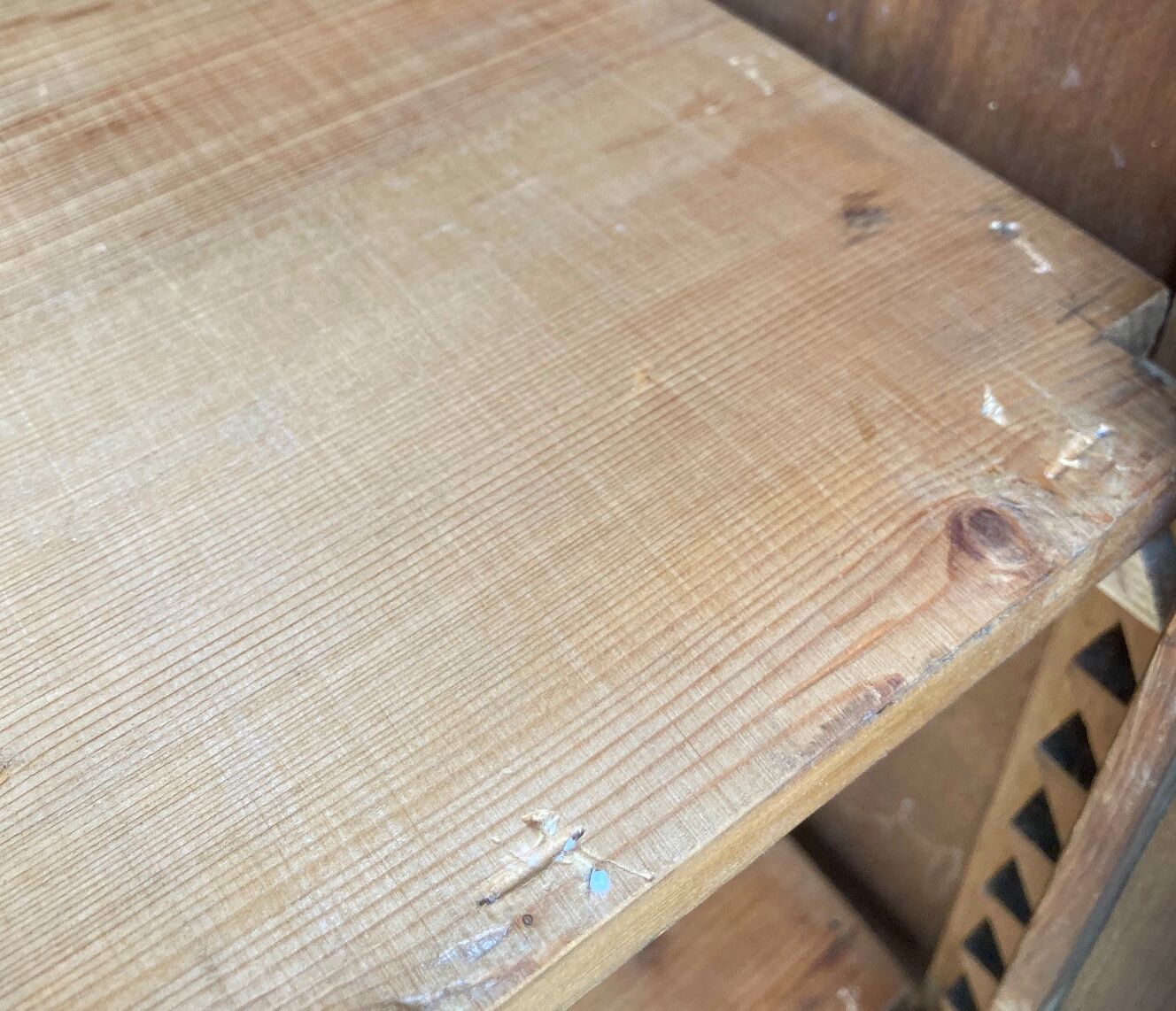 Vintage glazed Parisian wardrobe