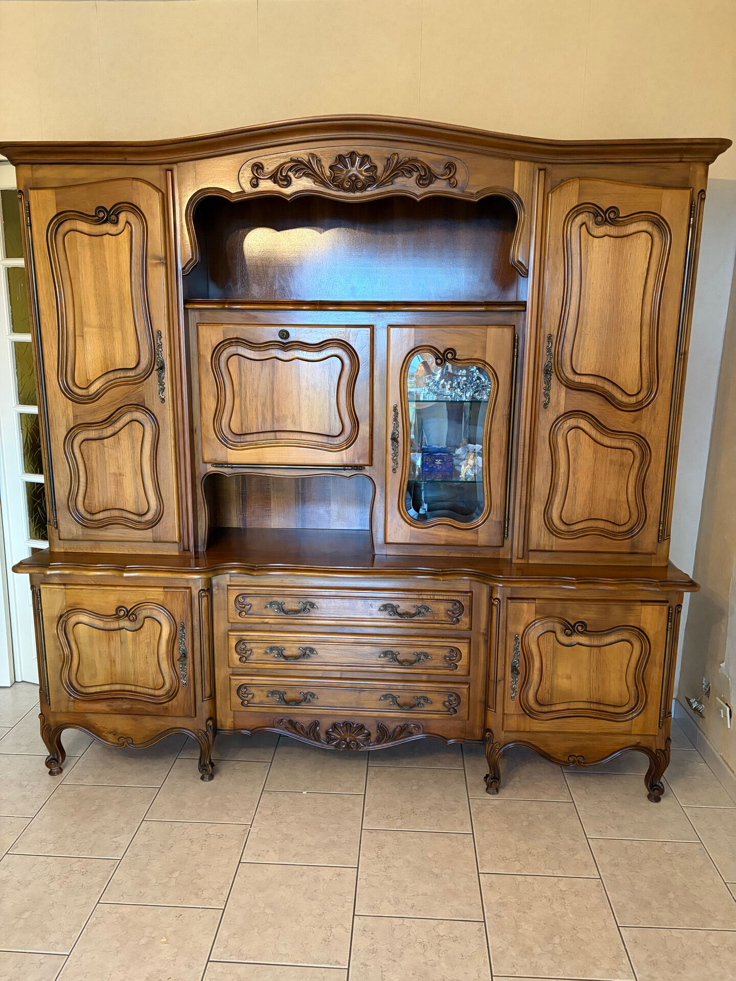 Solid walnut sideboard