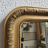 Mirror 90 x 66 cm Louis Philippe old gilded