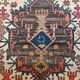Vintage Afghan Balouch rug, hand-knotted, 100% wool, 1934