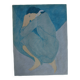 Lithograph signed numbered young woman 1986 pierre boncompain