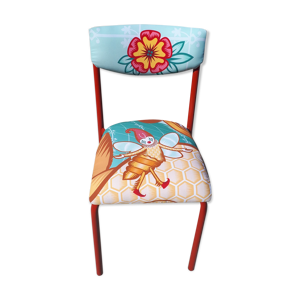 chaise écolier tapissées