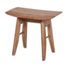 Guillerme et chambron oak french mid-century stool