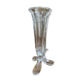 Ancien vase sur pied en cristal