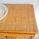 Vintage rattan chest of drawers circa 70s