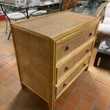 Bamboo chest of drawers