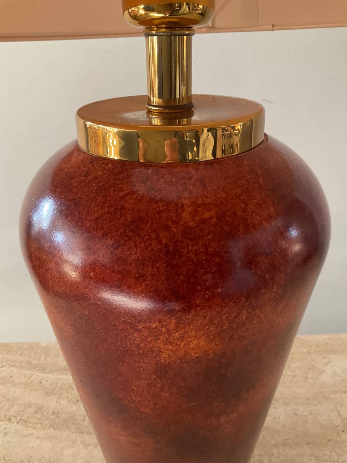 Vintage ceramic lamp from the 70s-80s
