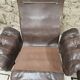 Vintage leather lounge chair 1960