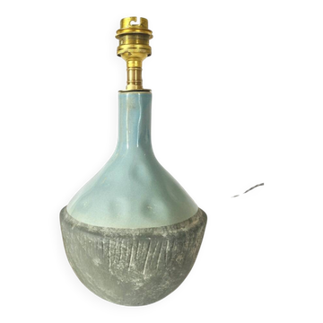 Pied de lampe céramique, câble tissu 2 M