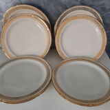 Lot de 8 assiettes plates