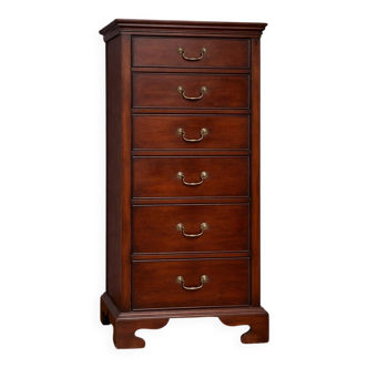 Élégant chiffonnier ancien en acajou époque Napoléon III