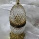 Crystal and brass pineapple lighter