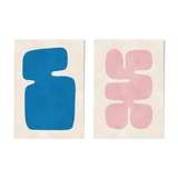2 abstract art prints. A2 format (42x59.4cm)