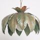 Suspension vegetal pattern green leaves