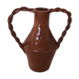 Vase amphore torsade