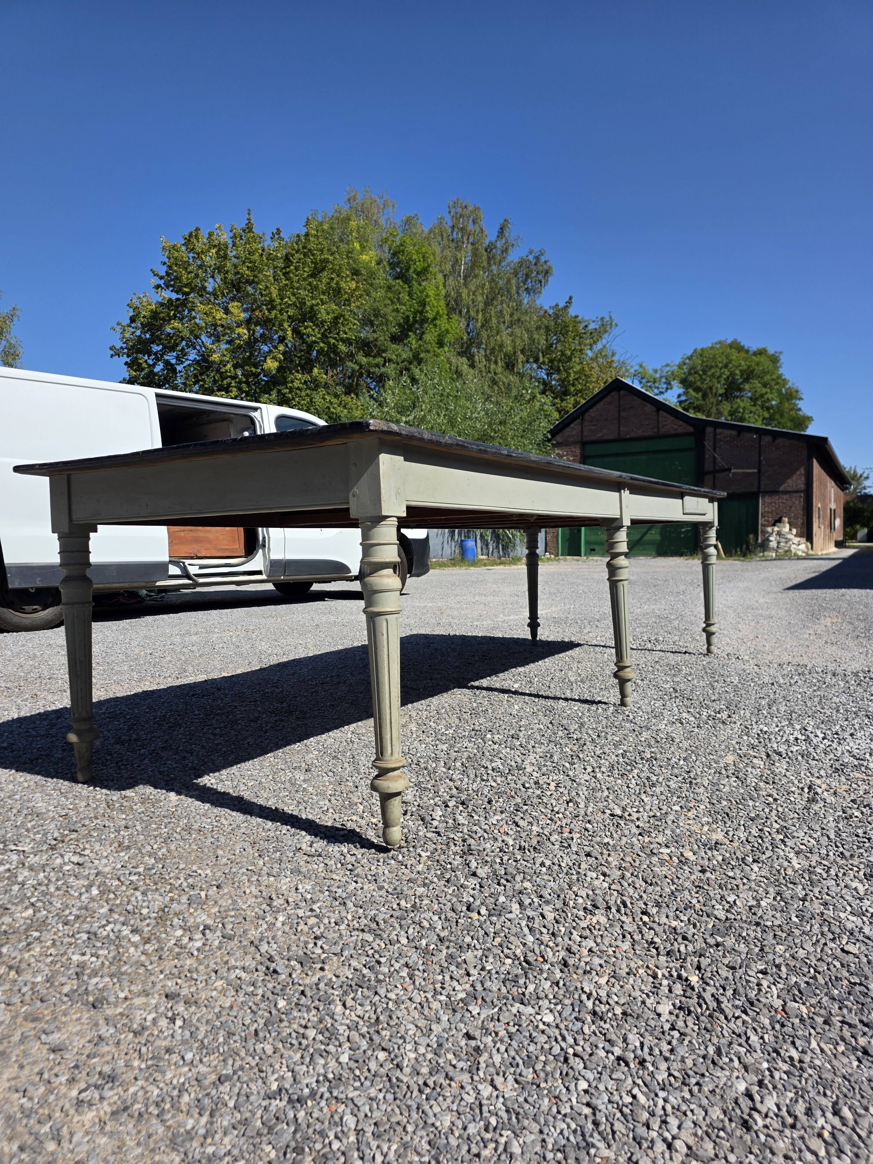 Old farmhouse table, 300 × 108cm