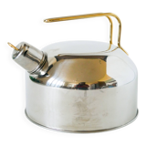 bouilloire en inox chrome & doré, 1970