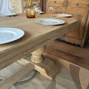 Table de monastère en chêne massif 