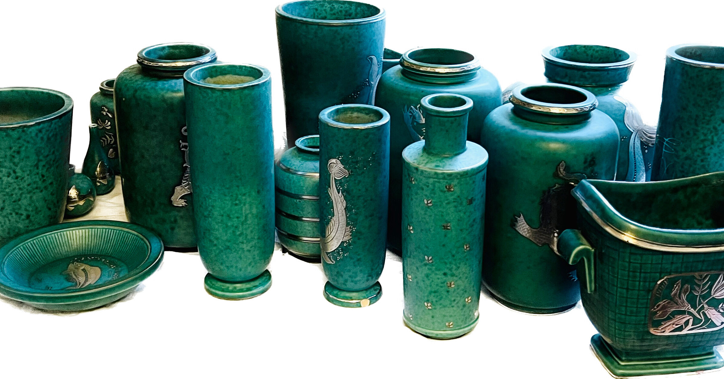 Gustavsberg argenta wilhelm kage vase