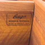 Grande Bibliothèque en Noyer par Bertil Fridhagen pour Bodafors, 1969