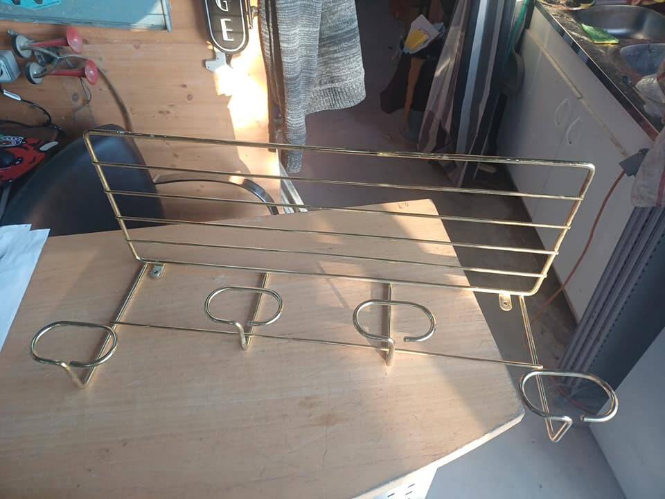 Vintage coat rack cloakroom