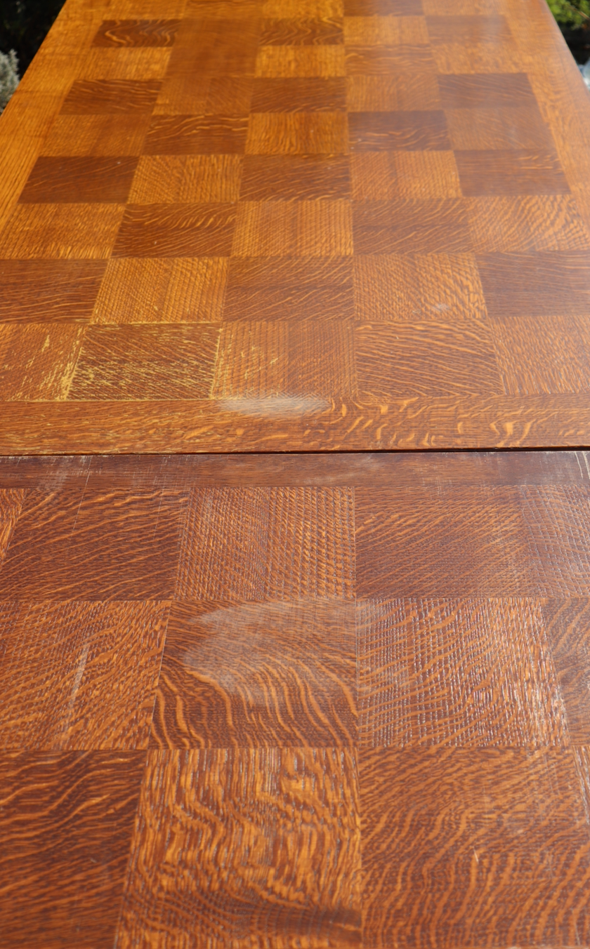 Vintage carved solid wood table