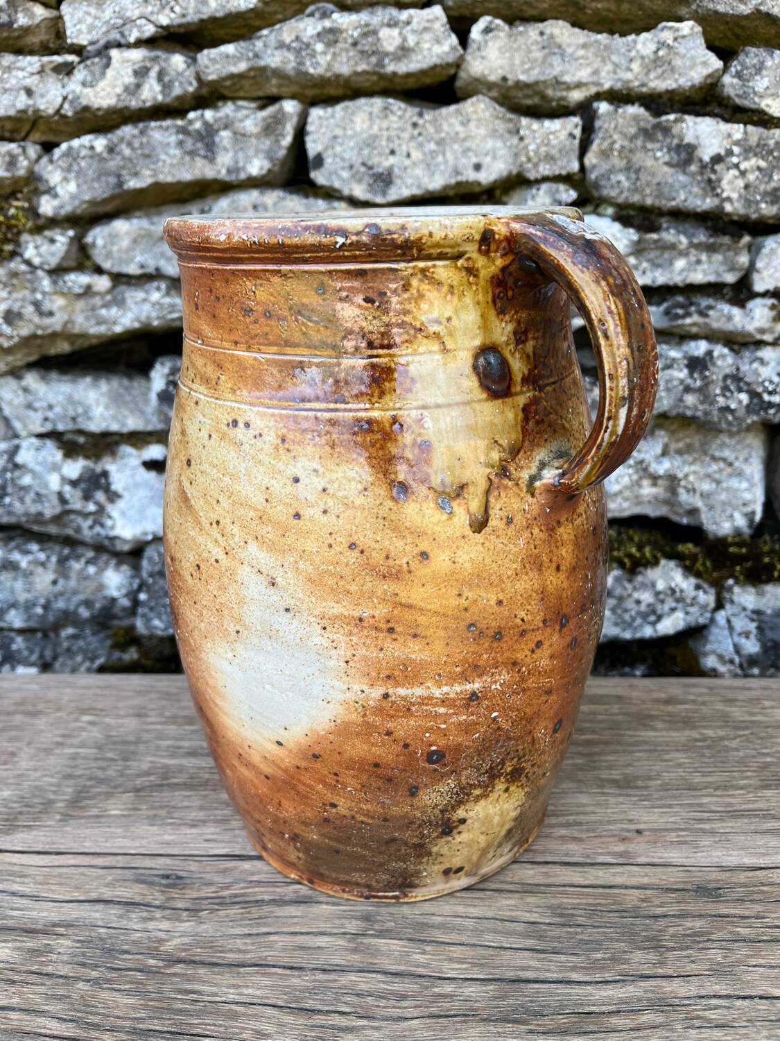 Jar, stoneware jug