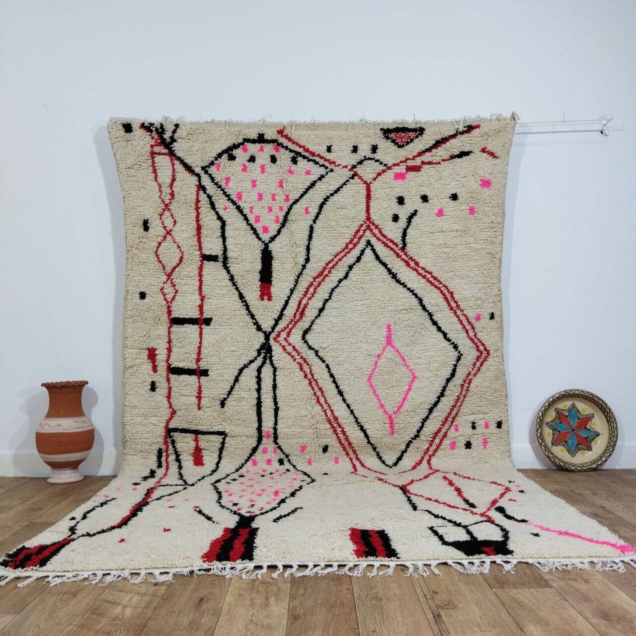 Handmade Moroccan Berber rug 310 X 194 CM