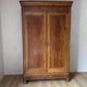 Grande armoire en chêne Louis Philippe H:2m25