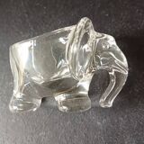 Set of 2 Vannes Crystal Pocket Emptyers, elephant and ram