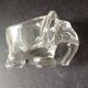 Set of 2 Vannes Crystal Pocket Emptyers, elephant and ram