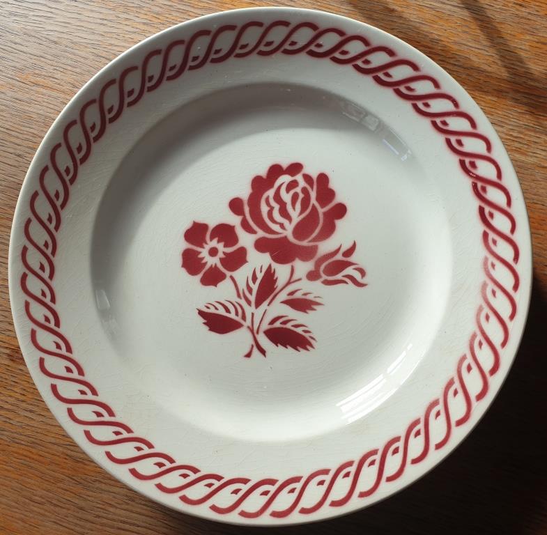 Set 6 plates Gien France Claire