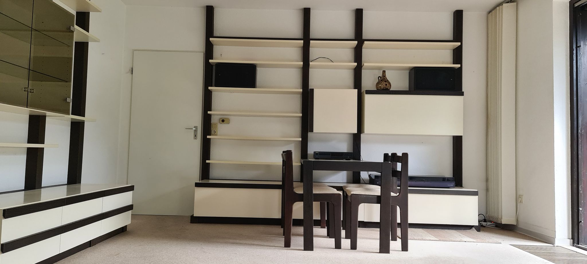 Vintage 70s wall unit and table "Neveada" bj J Penetenrieder