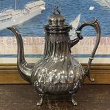 Louis XV style silver-plated metal jug