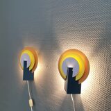 Set of wall lamps from Danish Lyskær, produced in the 80s