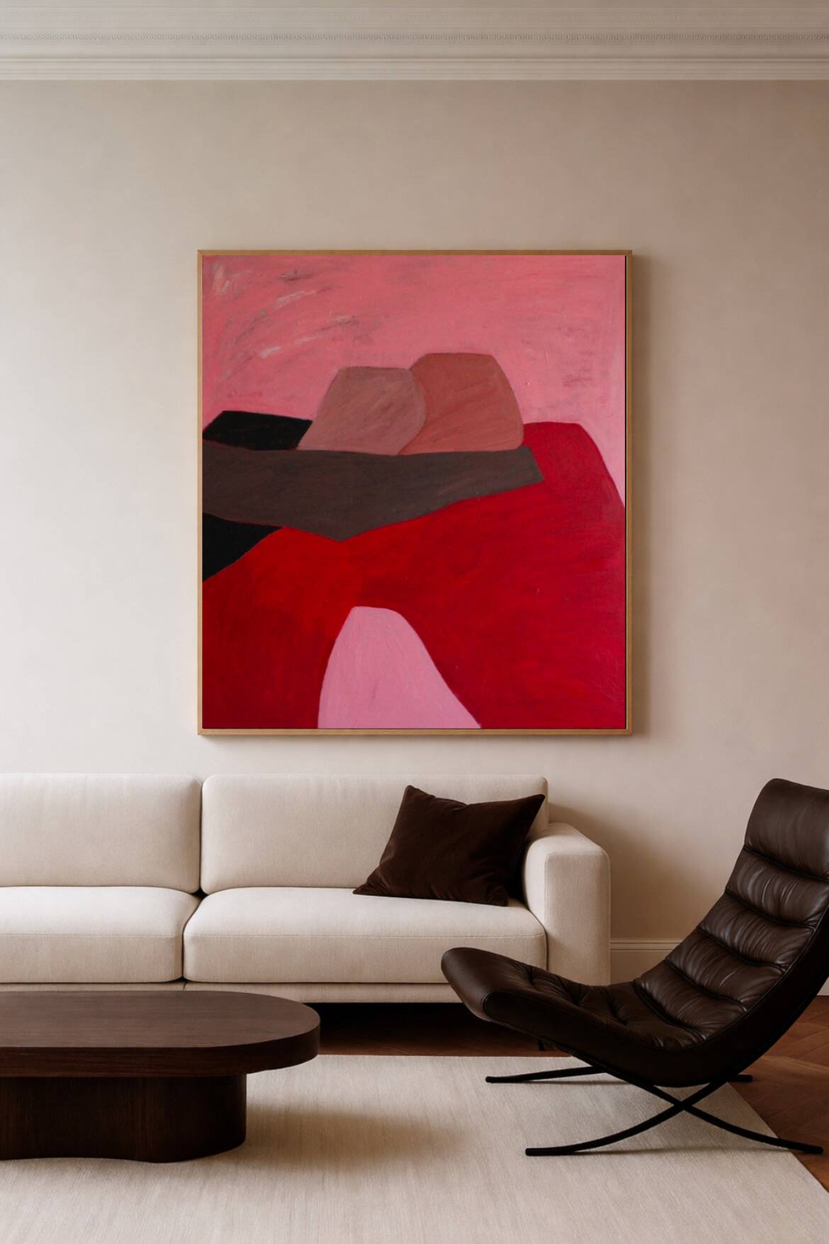 In your arms, stretched canvas 80x65cm