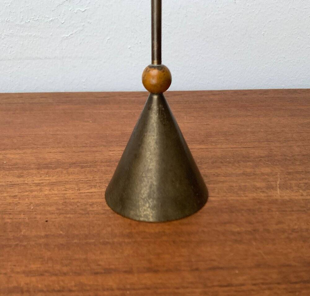 Vintage Italian postmodern metal chandelier, 1980s.