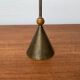 Vintage Italian postmodern metal chandelier, 1980s.