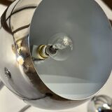Vintage 70'S Italian lily of the valley floor lamp in chromed metal