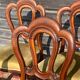 Suite de six chaises d’époque XIX eme en acajou