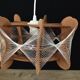 Suspension vintage bois et fils n2