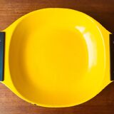 Large Vintage Cathrineholm Enamel bowl / dish / Roasting pan, Mid Century Enamel Cookware