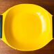Large Vintage Cathrineholm Enamel bowl / dish / Roasting pan, Mid Century Enamel Cookware