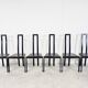 Vintage postmodern dining chairs, 1980s