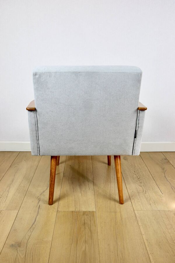 Fauteuil loft Art Déco vintage - ciel bleu
