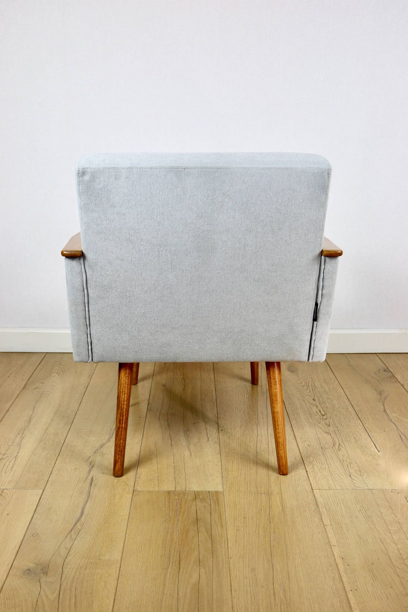 Vintage Art Deco Loft armchair - blue sky