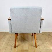 Vintage Art Deco Loft armchair - blue sky