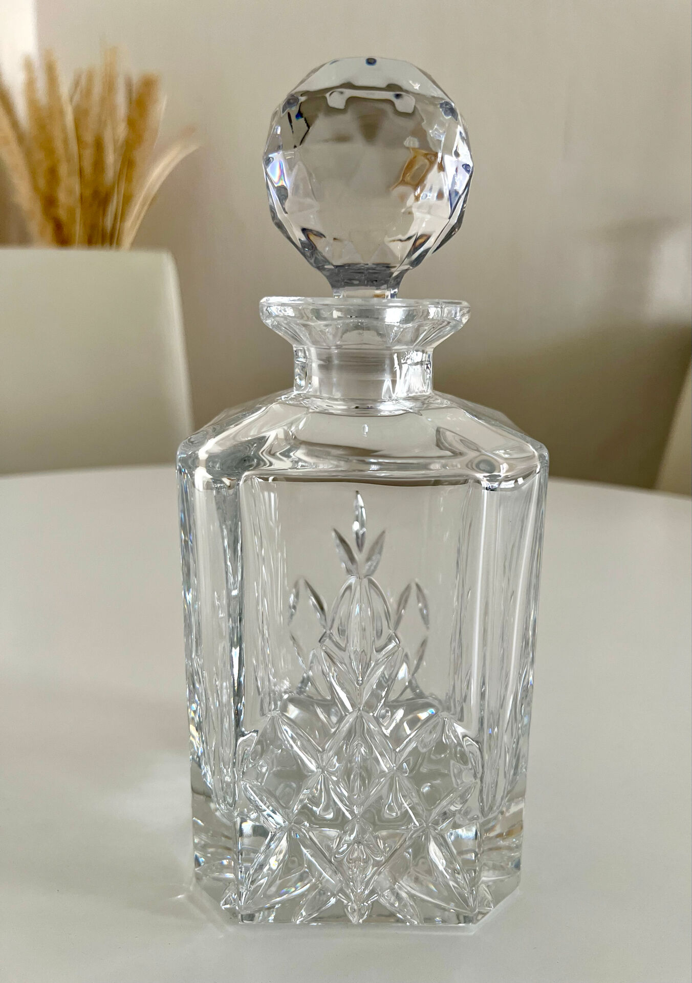 24% PbO crystal whisky carafe – Czech Republic - N