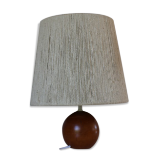 IMT Italy wood lamp with rope lampshade